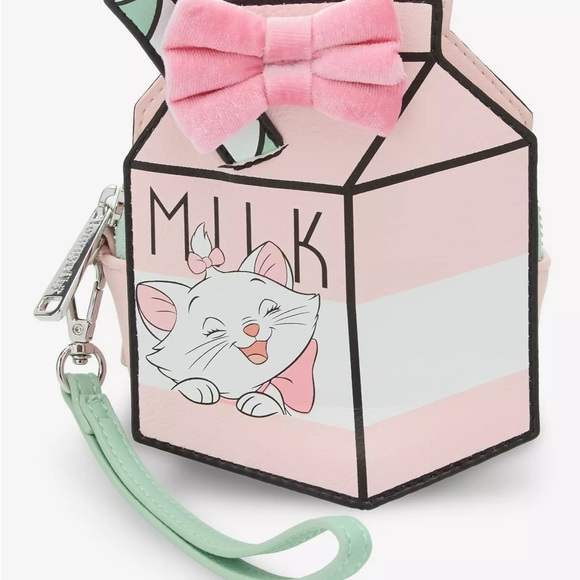 Loungefly Disney Aristocrats Marie Milk Carton Backpack & Coin Purse NEW - Picture 6 of 7